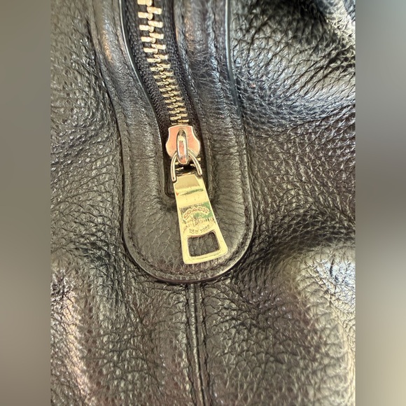 Coach Black Leather Shoulder Bag with Silver Hardware - Picture 12 of 12